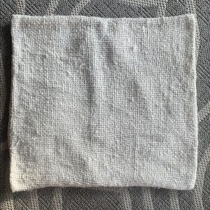 West Elm 20x20” cushion cover pillow Linen ivory neutral cottage coastal